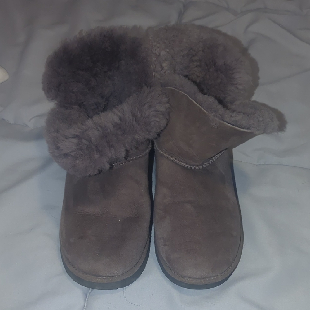 Ugg Dark Gray Shearling Winter Boots - image 1